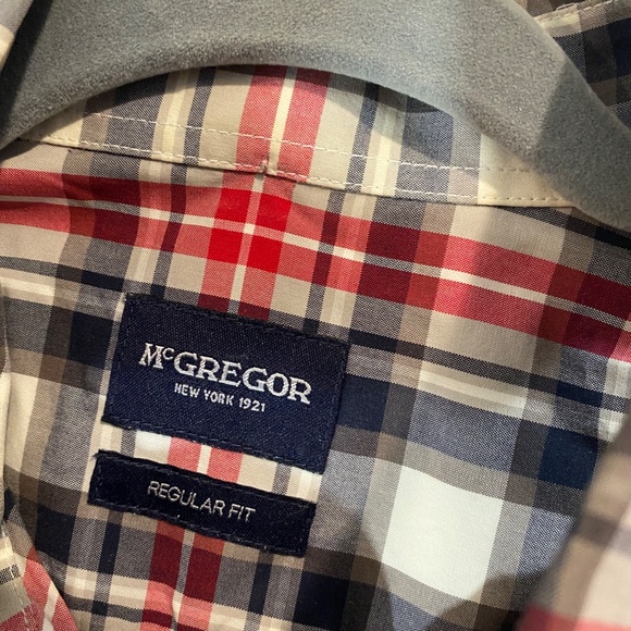 McGregor Regular Fit L Button Up Dress Shirt - Picture 2 of 2